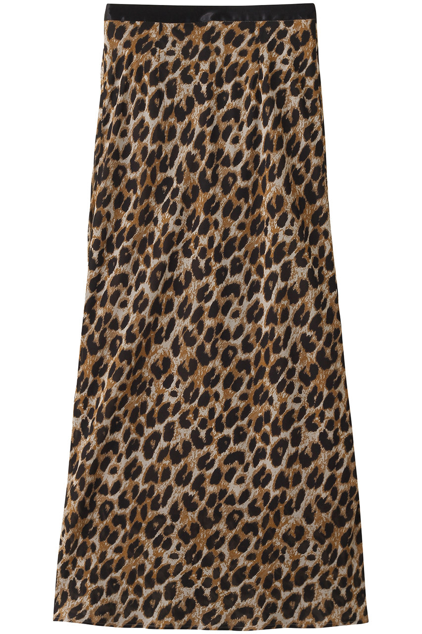 アルアバイル/allurevilleのレオパードPTナロースカート(ブラウン系/20252011030-88-020)