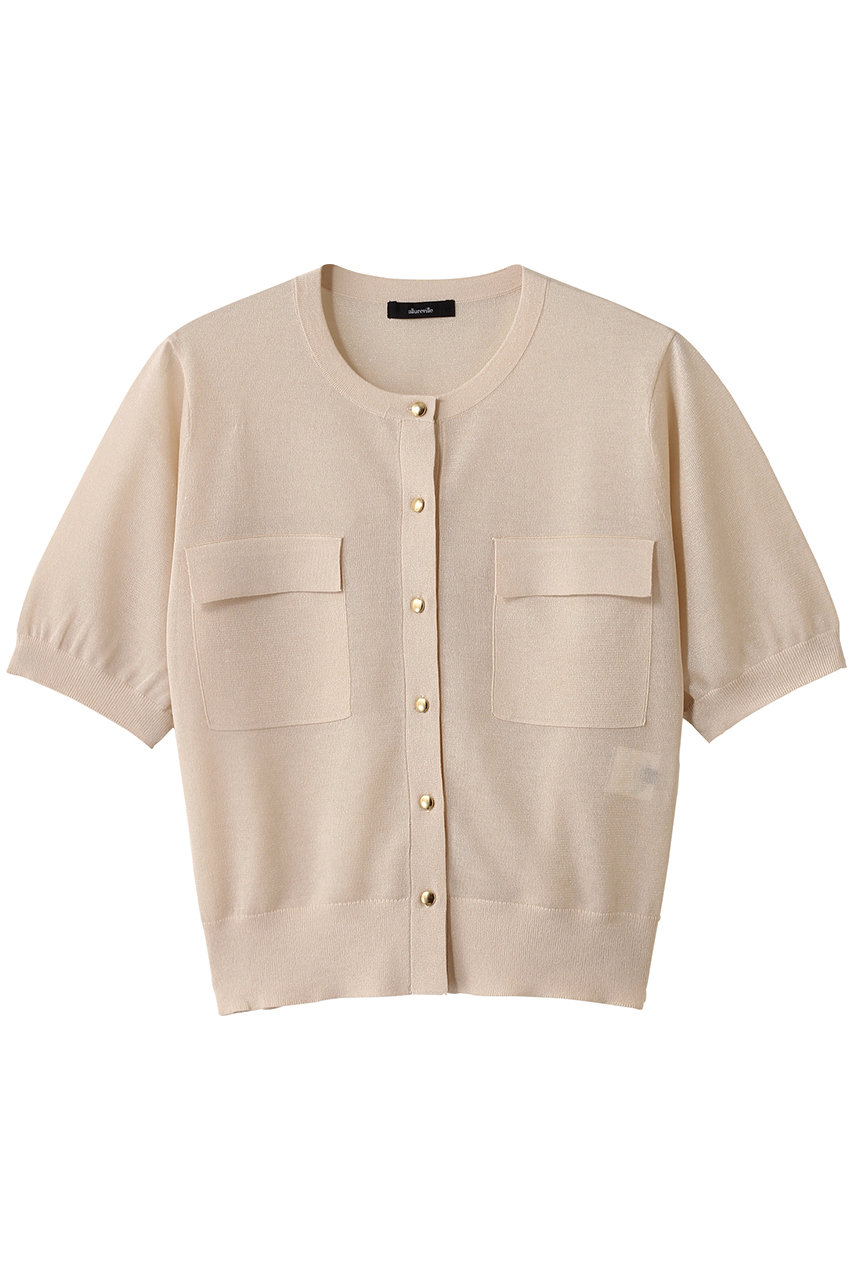 アルアバイル カーディガン allureville】アルアバイル シアーラミー混