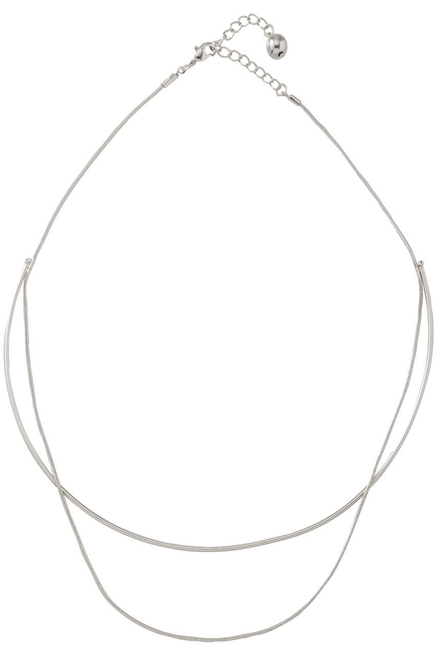 allureville 2連チョーカー A (シルバー, F) アルアバイル ELLE SHOP