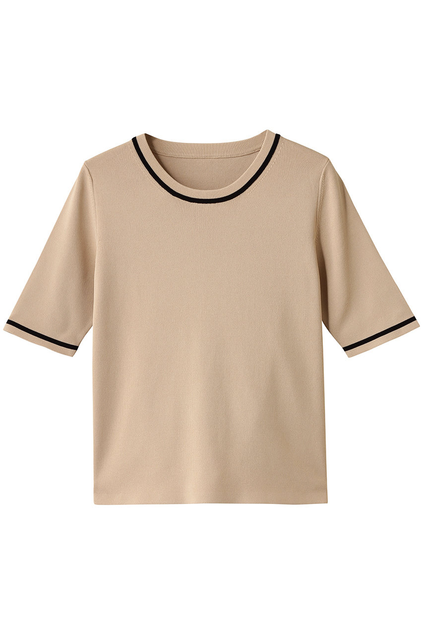 アルアバイル/allurevilleの総針コンパクトクルーNC プルオーバー(ベージュ系/20252016040-61-020)