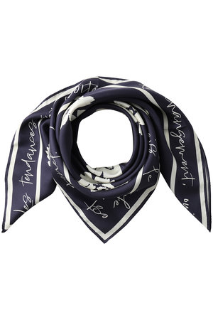 アルアバイル/allurevilleのスケッチフラワースカーフ(140100/140103)