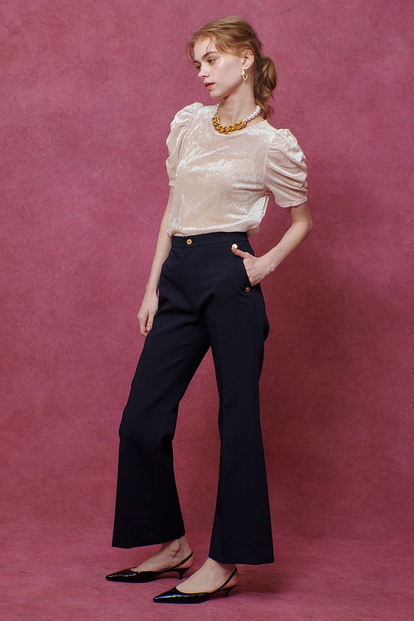 allureville(アルアバイル)｜【Loulou Willoughby】ベロア半袖プル