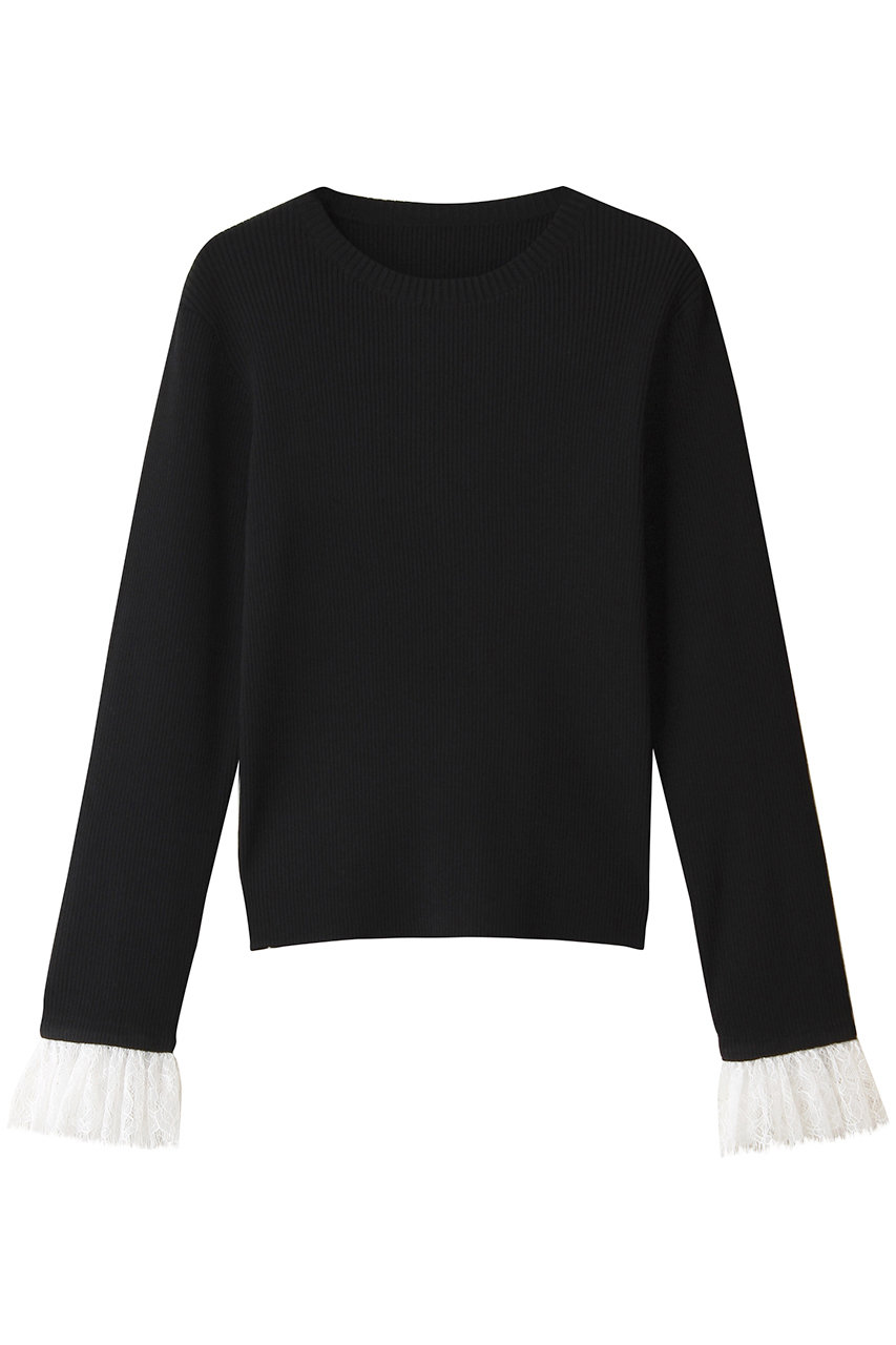 【Loulou Willoughby】スリーブヘムレースプルオーバー