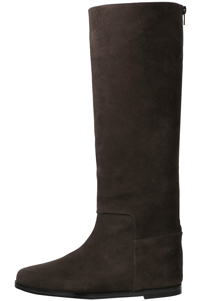 allureville バックジップロングブーツ A (ダークブラウン, 38(24.0-24.5)) アルアバイル ELLE SHOP allureville バックジップロングブーツ A (ダークブラウン, 38(24.0-24.5)) アルアバイル ELLE SHOP