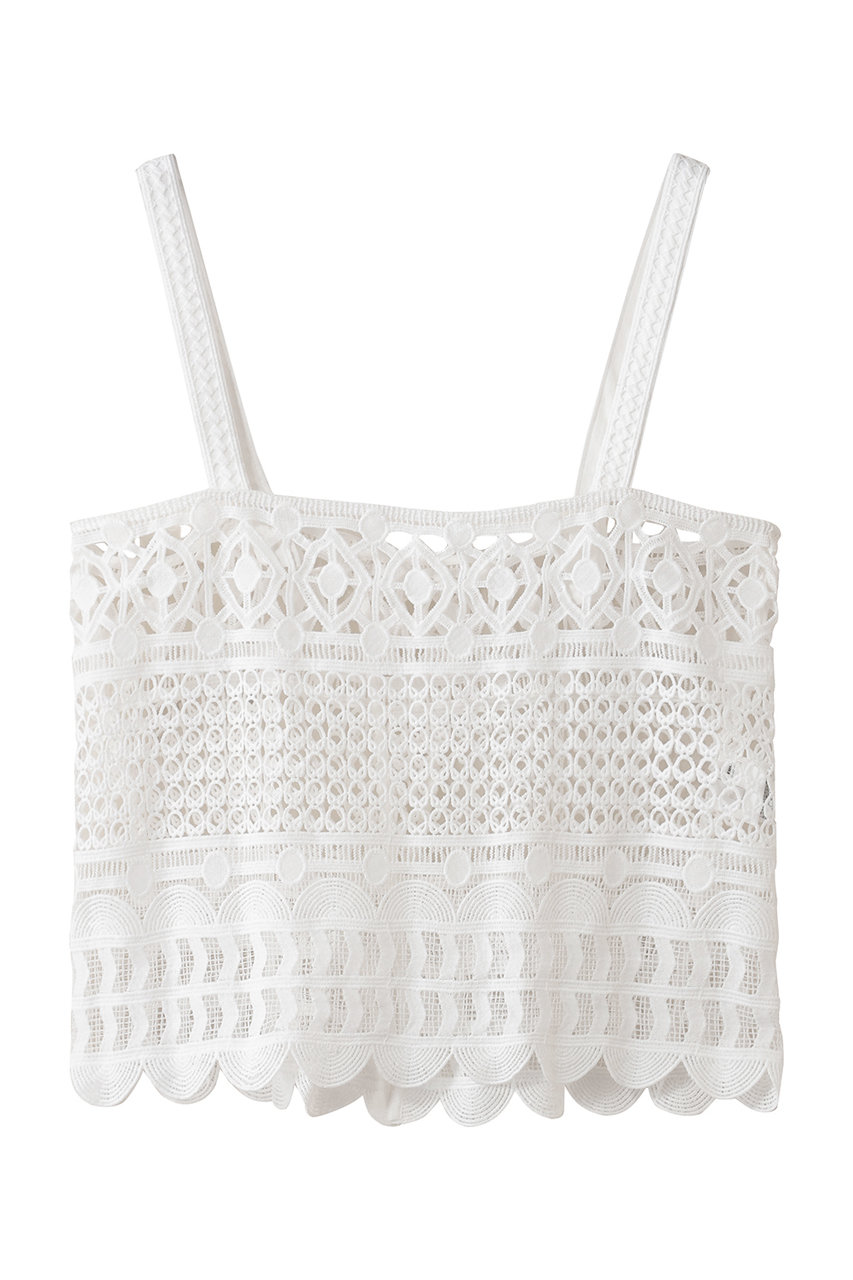 アルアバイル/allurevilleのレースキャミ(オフホワイト/20252013820-95-020)