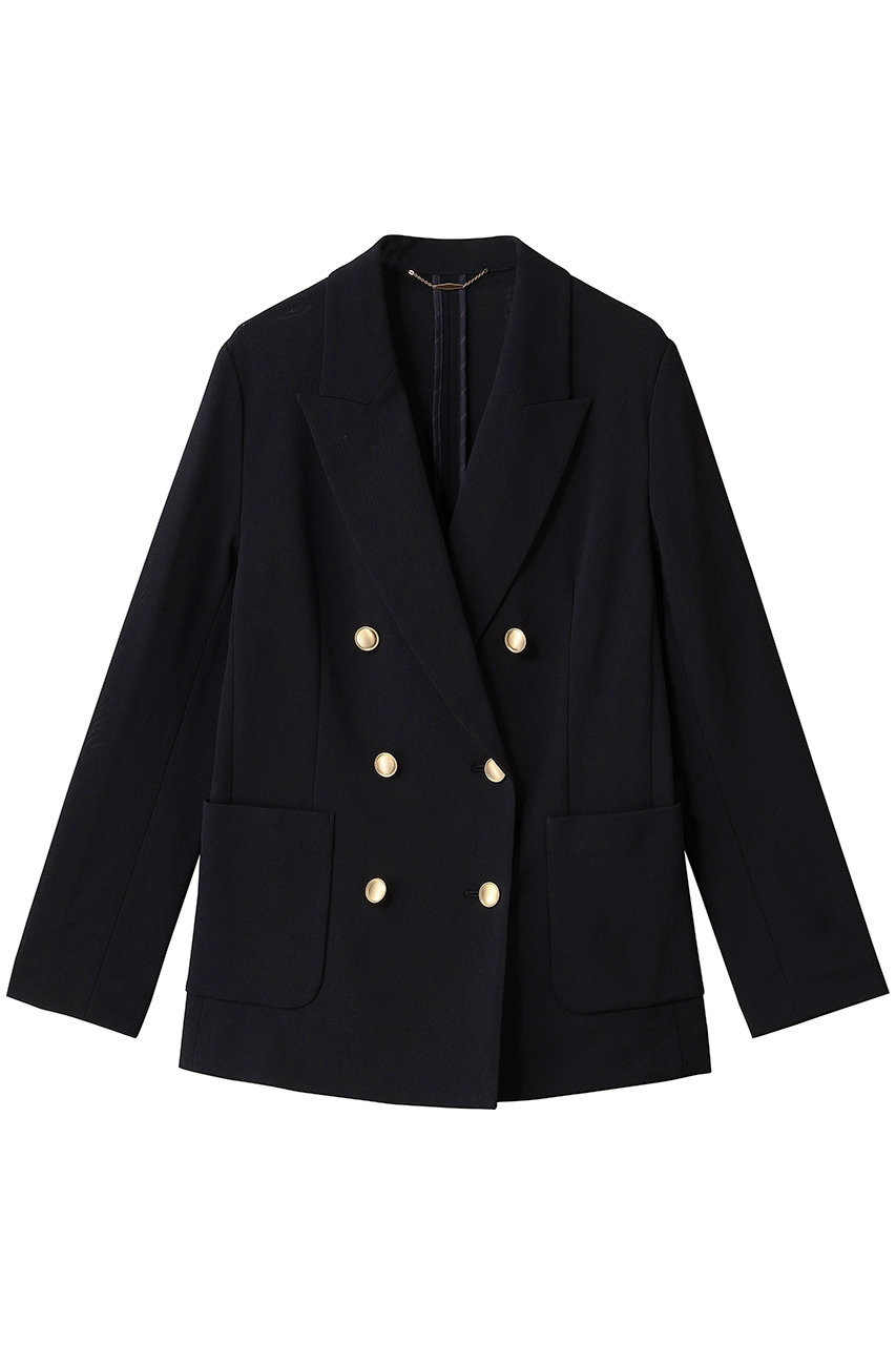 アルアバイル/allurevilleのレノクロスダブルブレストジャケット(ネイビー/20252010610-65-020)