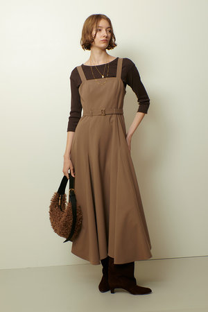 アルアバイル/allurevilleのイレギュラーヘムジャンパースカート(110500/110503)