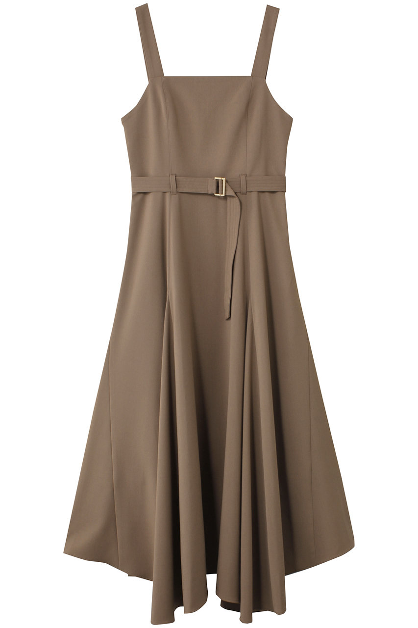 アルアバイル/allurevilleのイレギュラーヘムジャンパースカート(モカ/20252014110-94-020)