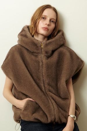 アルアバイル/allurevilleのフェイクミンクファーフーディーBO(110800/110801)