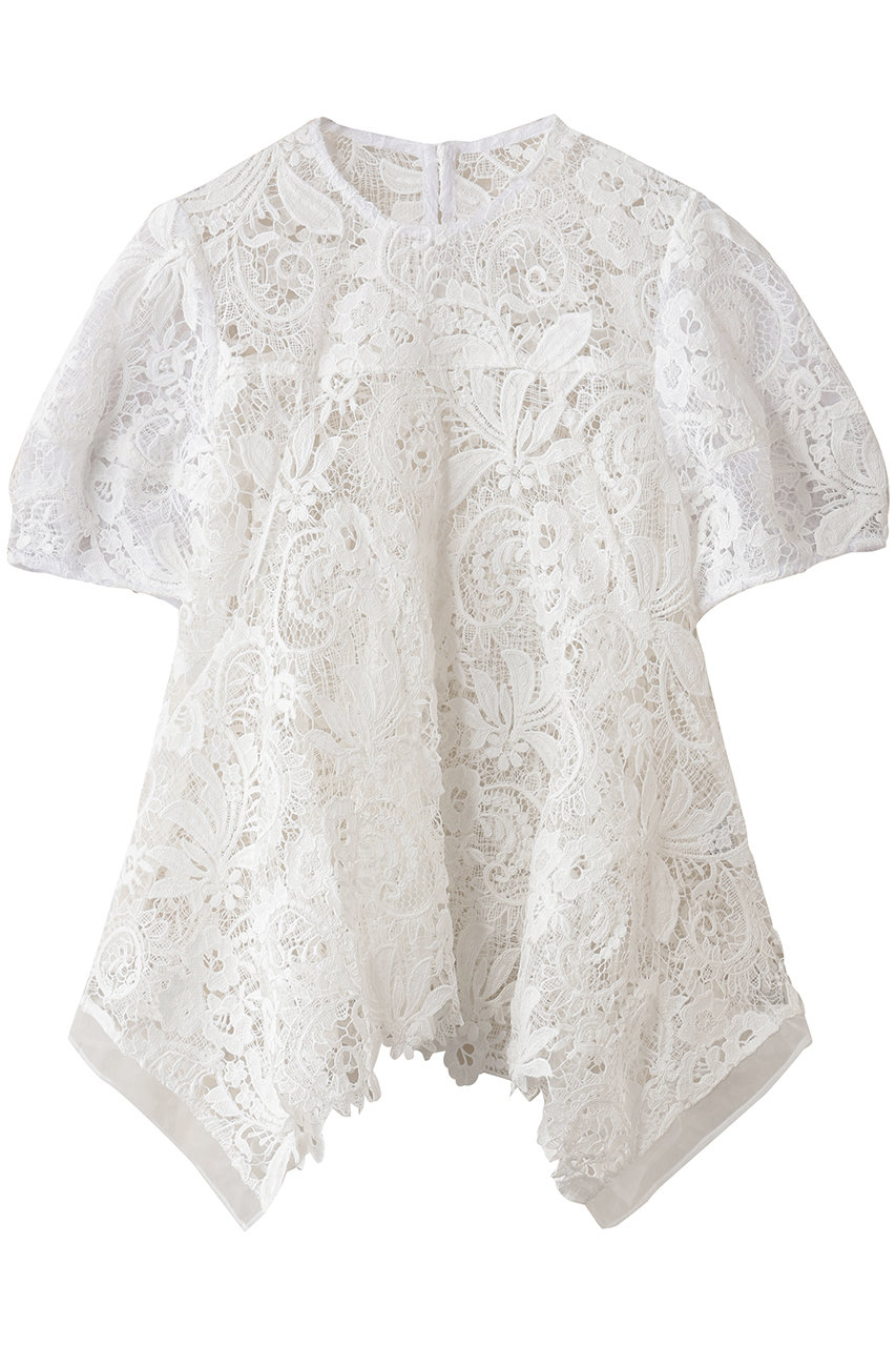 アルアバイル/allurevilleのコードレースブラウス(オフホワイト/20252013210-02-020)