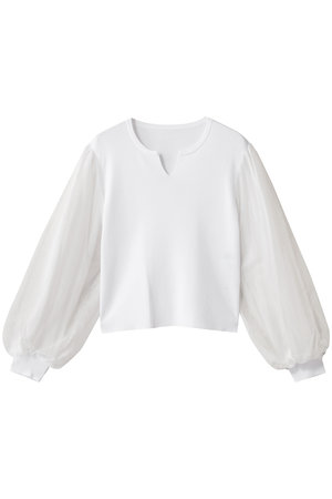 アルアバイル/allurevilleのチュールスリーブプルオーバー(110300/110301)