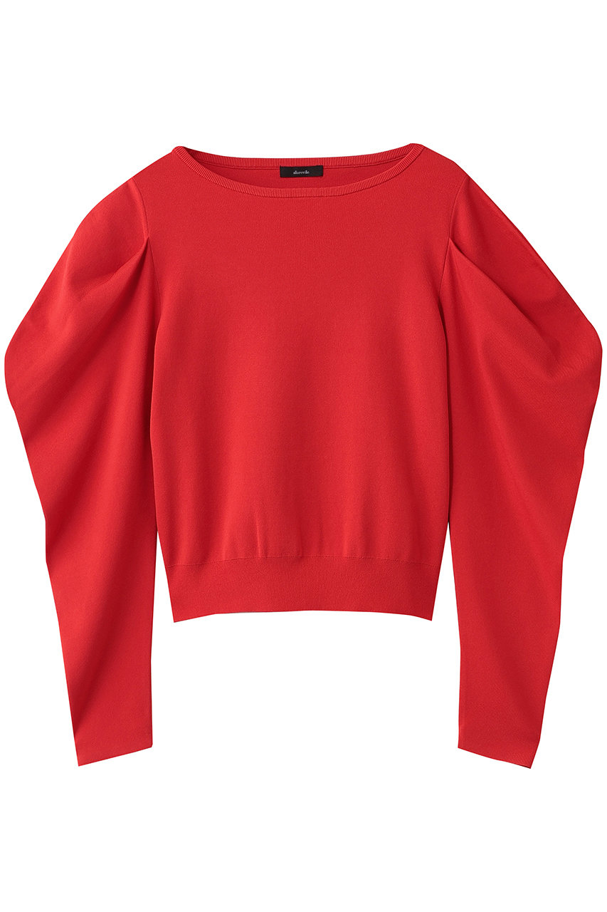 allureville ソウバリドレープSL プルオーバー (レッド, 2) アルアバイル ELLE SHOP allureville ソウバリドレープSL プルオーバー (レッド, 2) アルアバイル ELLE SHOP