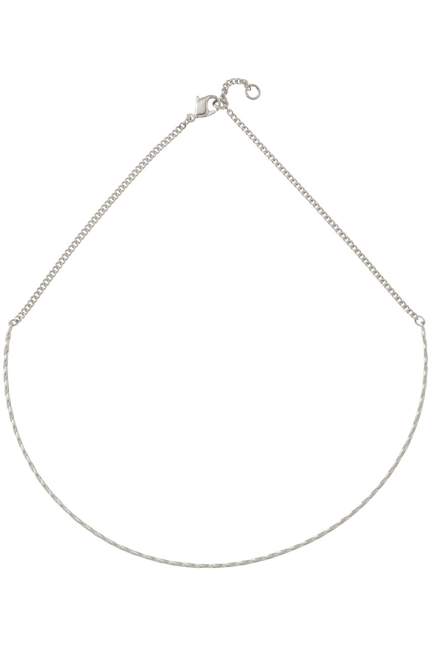 アルアバイル/allurevilleのツイストチョーカー(シルバー/20252053180-90-770)