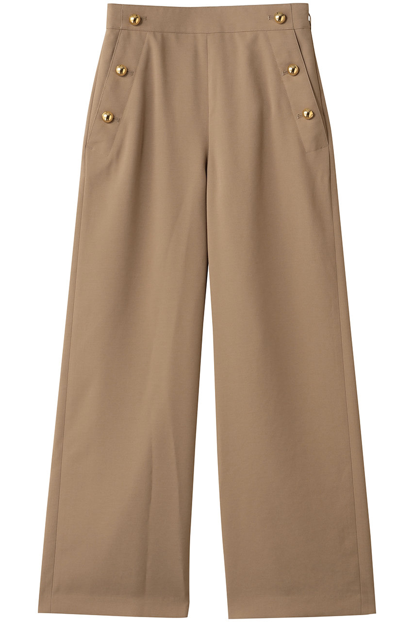 アルアバイル/allurevilleのホローツイルマリンパンツ(ベージュ/20252012160-81-020)