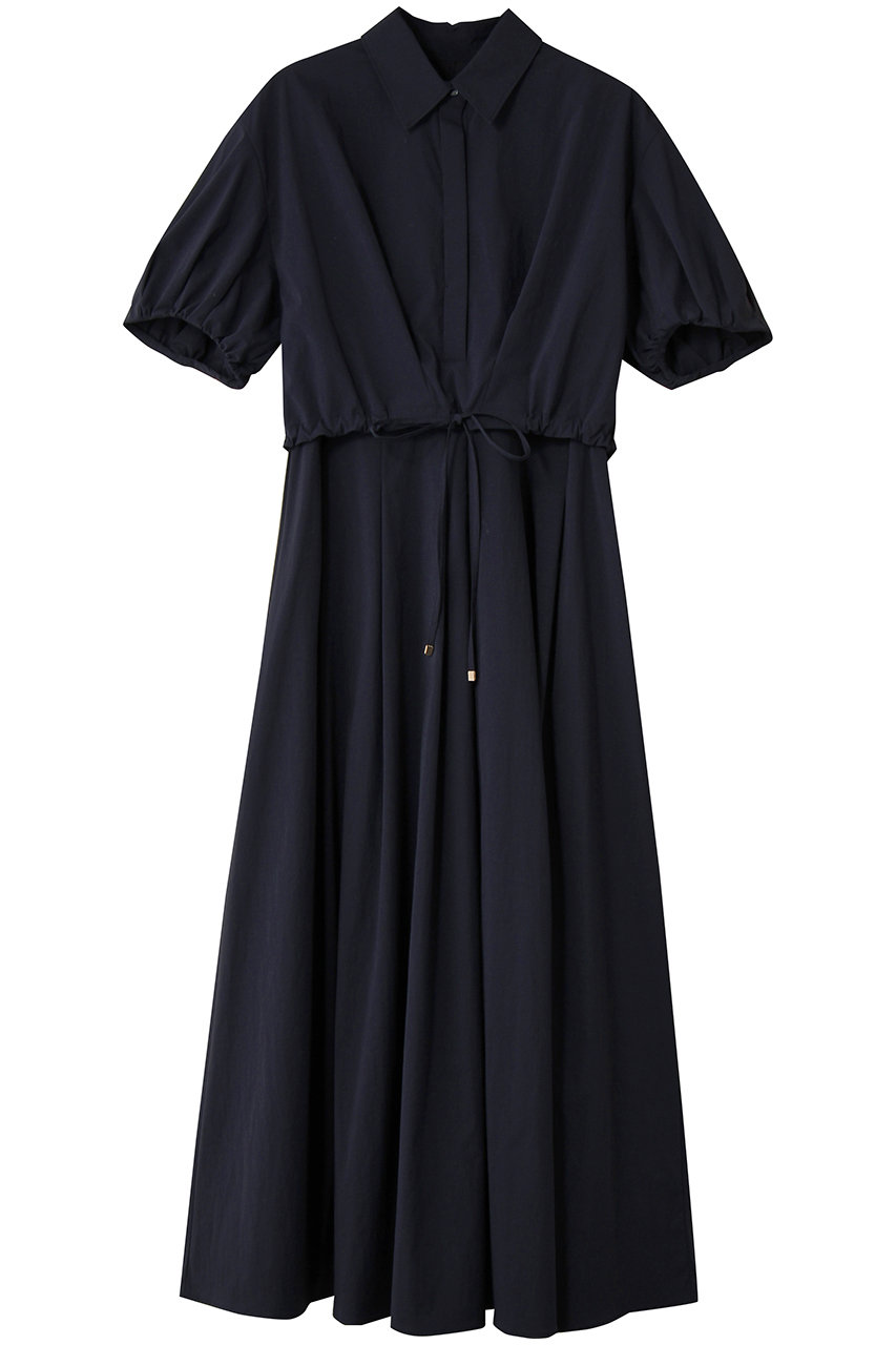 allureville ドロストシャツワンピース (ネイビー, 2) アルアバイル ELLE SHOP