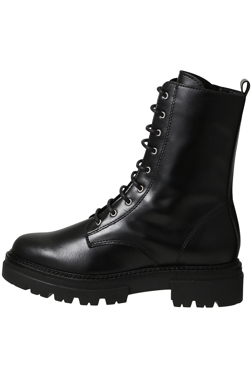 allureville レースアップショートブーツ (ブラック, 36(23.0-23.5)) アルアバイル ELLE SHOP allureville レースアップショートブーツ (ブラック, 36(23.0-23.5)) アルアバイル ELLE SHOP