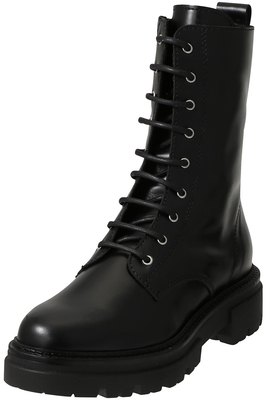 アルアバイル　ブーツ allureville(アルアバイル)｜レースアップショートブーツ/ブラック の