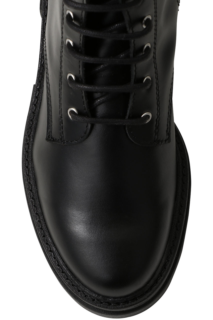 allureville(アルアバイル)｜レースアップショートブーツ/ブラック の