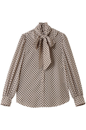 新品未使用【23SS】allureville アルアバイル ドットフリルブラウス