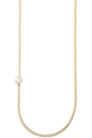 アルアバイル/allurevilleのテープチェーンパールネックレス(150200/150201)