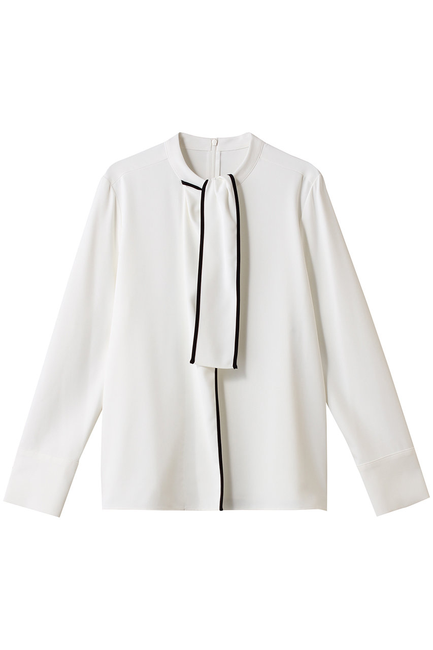 アルアバイル/allurevilleのDEFORM BOW ブラウス(ホワイト系/20252013230-08-020)