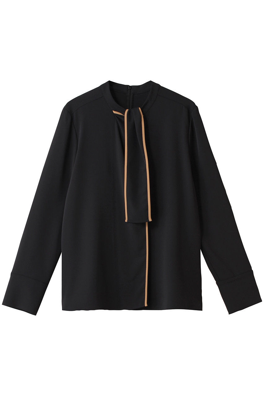 アルアバイル/allurevilleのDEFORM BOW ブラウス(ブラック系/20252013230-08-020)