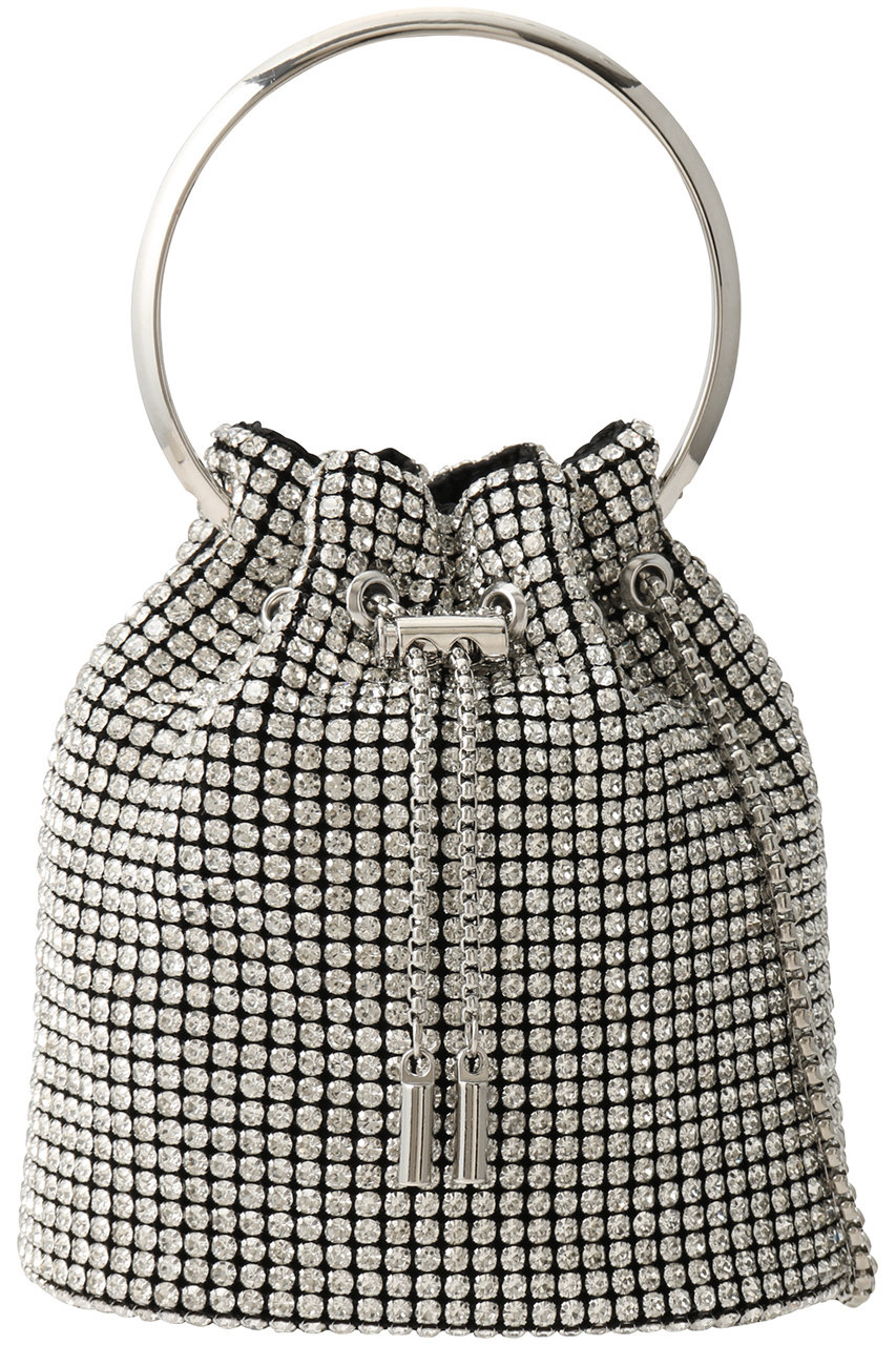 allureville 【Loulou Willoughby】ビジュー巾着ショルダー A (シルバー, F) アルアバイル ELLE SHOP