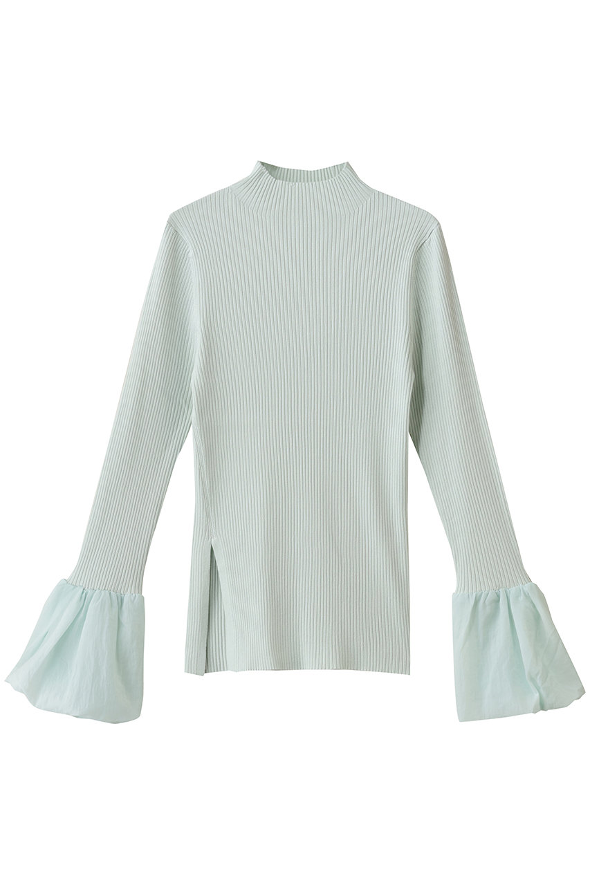 タフタバルーンスリーブコンビプルオーバー