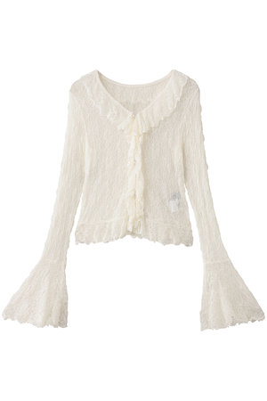 アルアバイル/allurevilleの【Loulou Willoughby】レーシーカットプルオーバー(110400/110403)