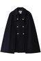 【予約販売】【LOULOU WILLOUGHBY】シャルムビーバーケープコート アルアバイル/allureville ネイビー