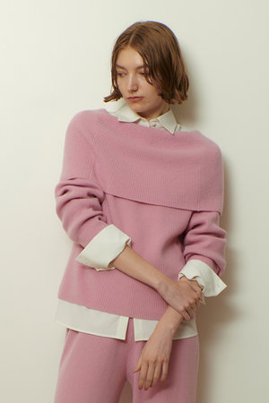 アルアバイル/allurevilleのビッグカラー2WAY NC プルオーバー(110300/110301)