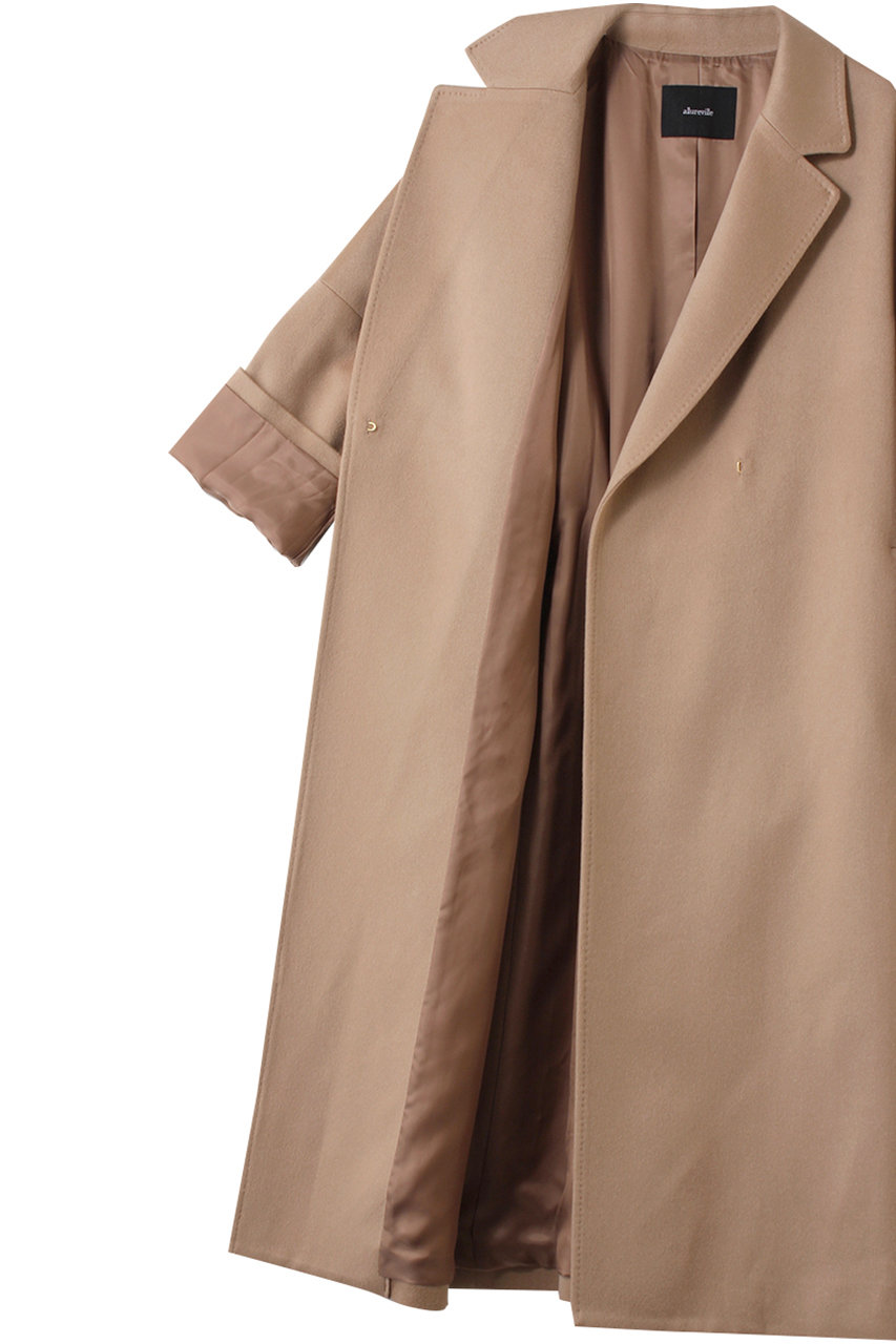 アルアバイル✨近年モデル　カシミヤビーバーコート　ライトベージュ　M　現行 アルアバイル✨近年モデル カシミヤビーバーコート ライトベージュ M