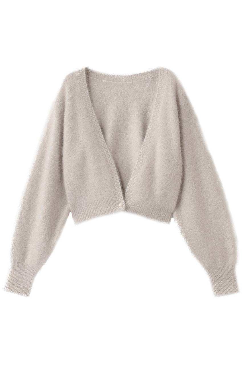 ベージュ カーディガン allureville 試着のみ☆アルアバイル 配色