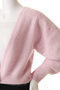 【Loulou Willoughby】カシミヤブレンドファー加工V カーディガン アルアバイル/allureville