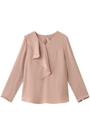 アルアバイル/allurevilleの【Loulou Willoughby】ラッフルスカーフブラウス B(110400/110403)