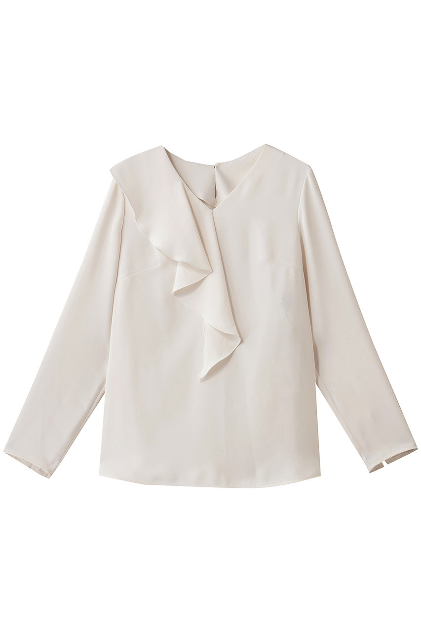 allureville 【Loulou Willoughby】ラッフルスカーフブラウス (オフホワイト, 2) アルアバイル ELLE SHOP allureville 【Loulou Willoughby】ラッフルスカーフブラウス (オフホワイト, 2) アルアバイル ELLE SHOP