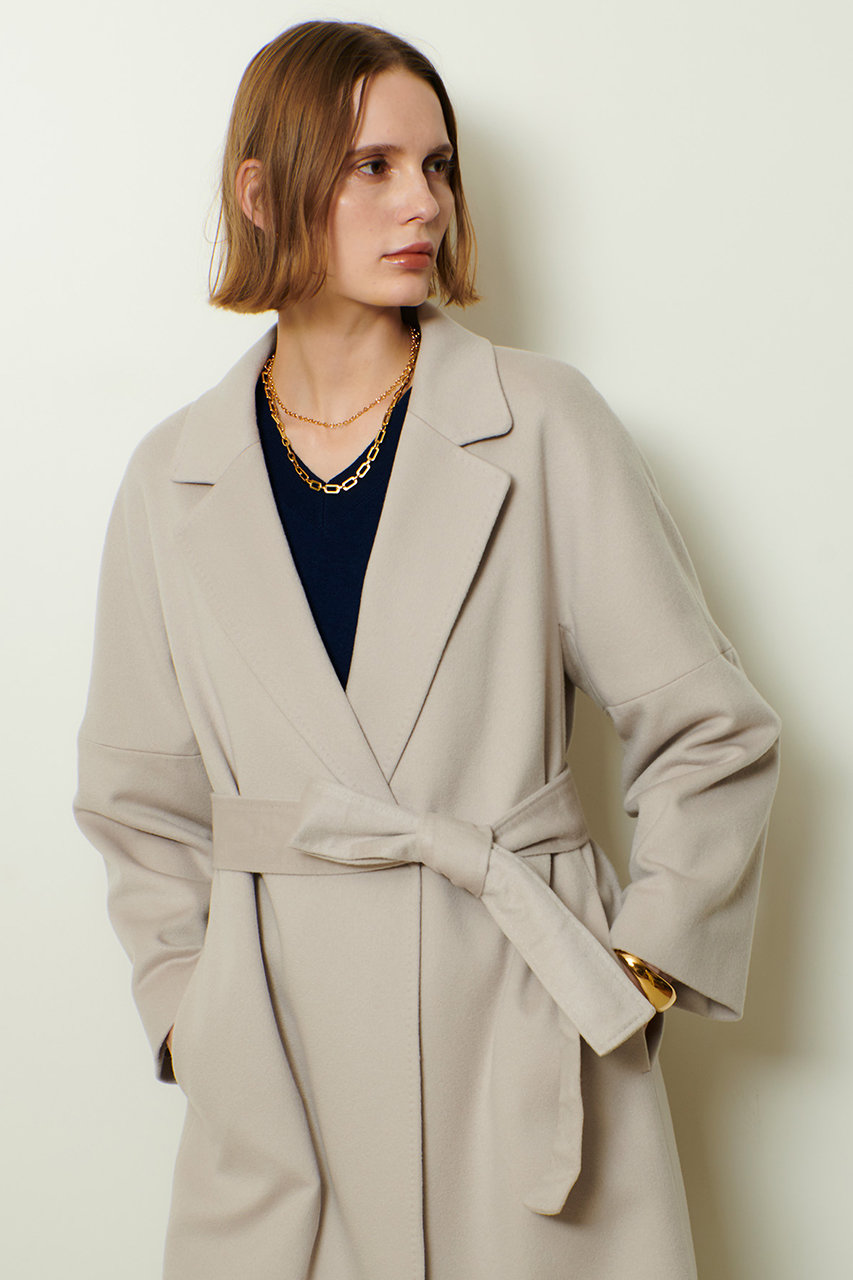 allureville(アルアバイル)｜WEB限定 カシミヤビーバーコート/ピンク