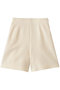 【Loulou Willoughby】Wダブルクロスショートパンツ アルアバイル/allureville オフホワイト