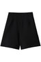 【Loulou Willoughby】Wダブルクロスショートパンツ アルアバイル/allureville ブラック