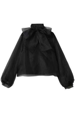 アルアバイル/allurevilleの【Loulou Willoughby】オーガンリボンブラウス(110400/110403)