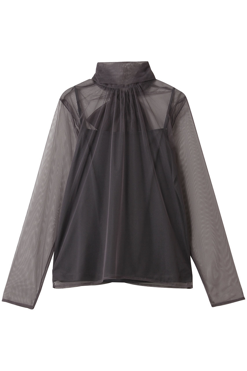 allureville チュールボウロングSL プルオーバー (グレー, 2) アルアバイル ELLE SHOP allureville チュールボウロングSL プルオーバー (グレー, 2) アルアバイル ELLE SHOP