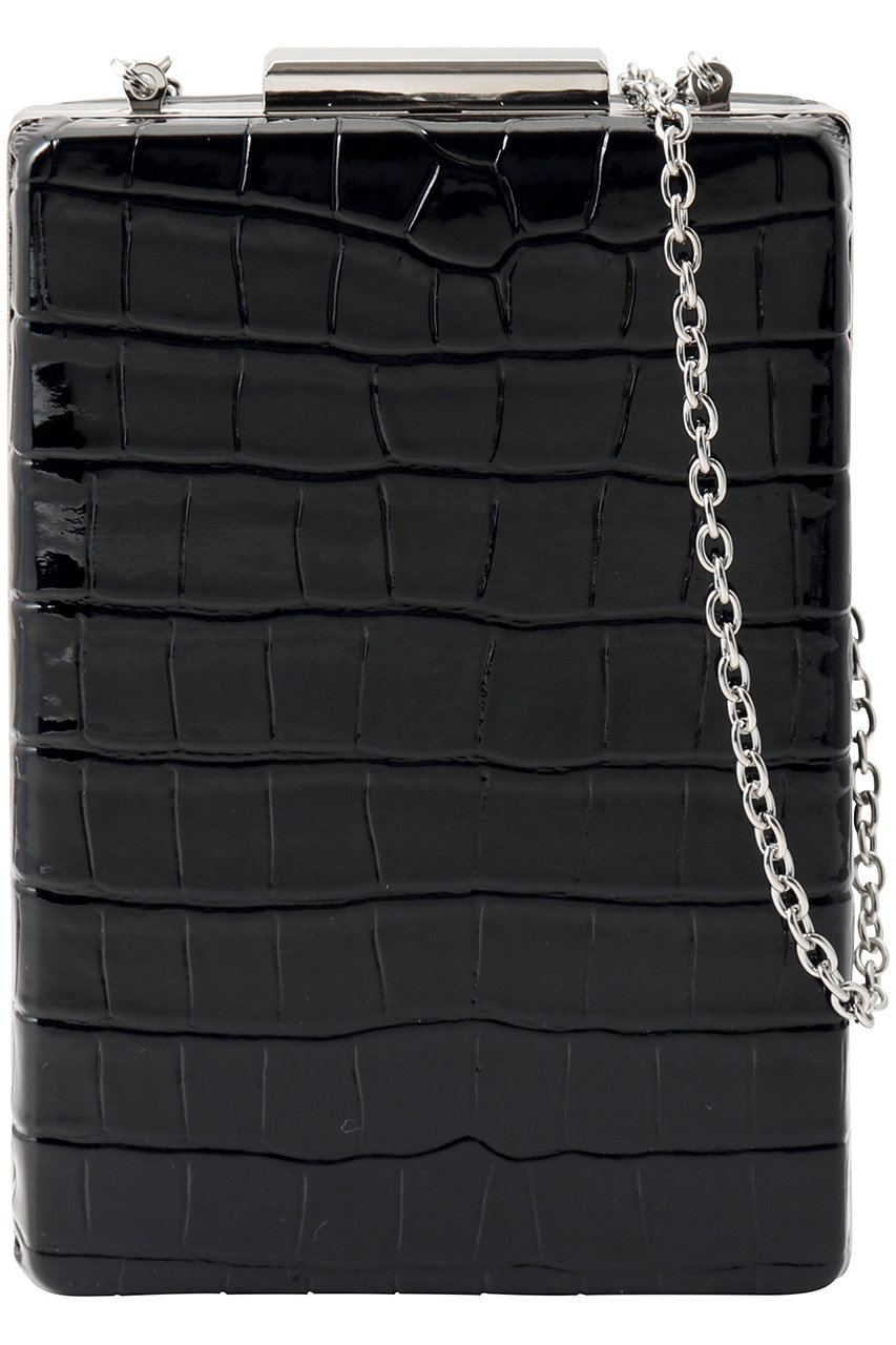 アルアバイル/allurevilleの【Loulou Willoughby】PORTRAIT CROCO CLUTCH(ブラック/21252650020-95-770)