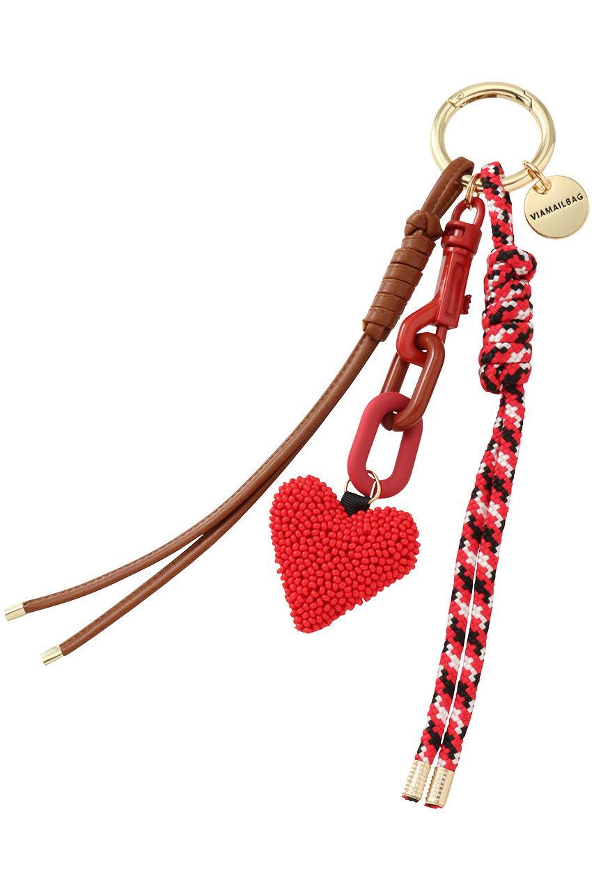 アルアバイル/allurevilleの【VIA MAIL BAG】 HEART CHARM(レッド系/22252259020-46-770)