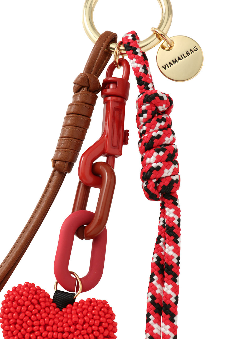 allureville(アルアバイル)｜【VIA MAIL BAG】 HEART CHARM/レッド系