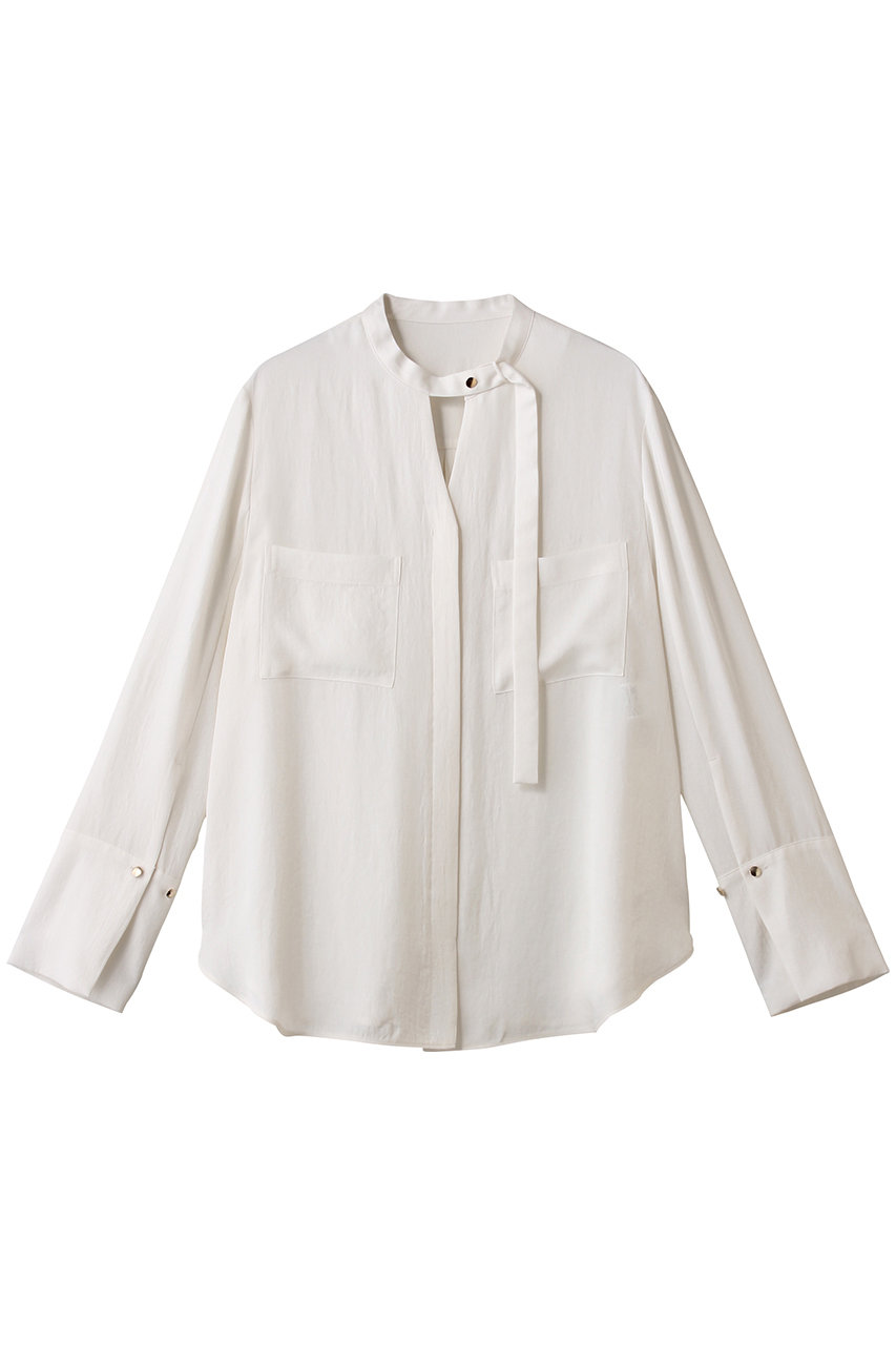 allureville ブライトツイルアシメボウブラウス (オフホワイト, 2) アルアバイル ELLE SHOP allureville ブライトツイルアシメボウブラウス (オフホワイト, 2) アルアバイル ELLE SHOP