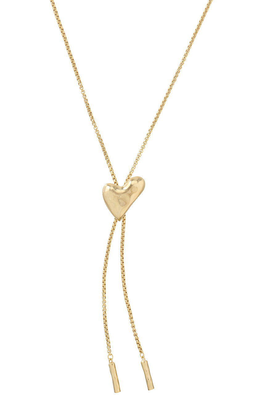 アルアバイル/allurevilleのハートモチーフループタイNC(ゴールド/20252053190-90-770)