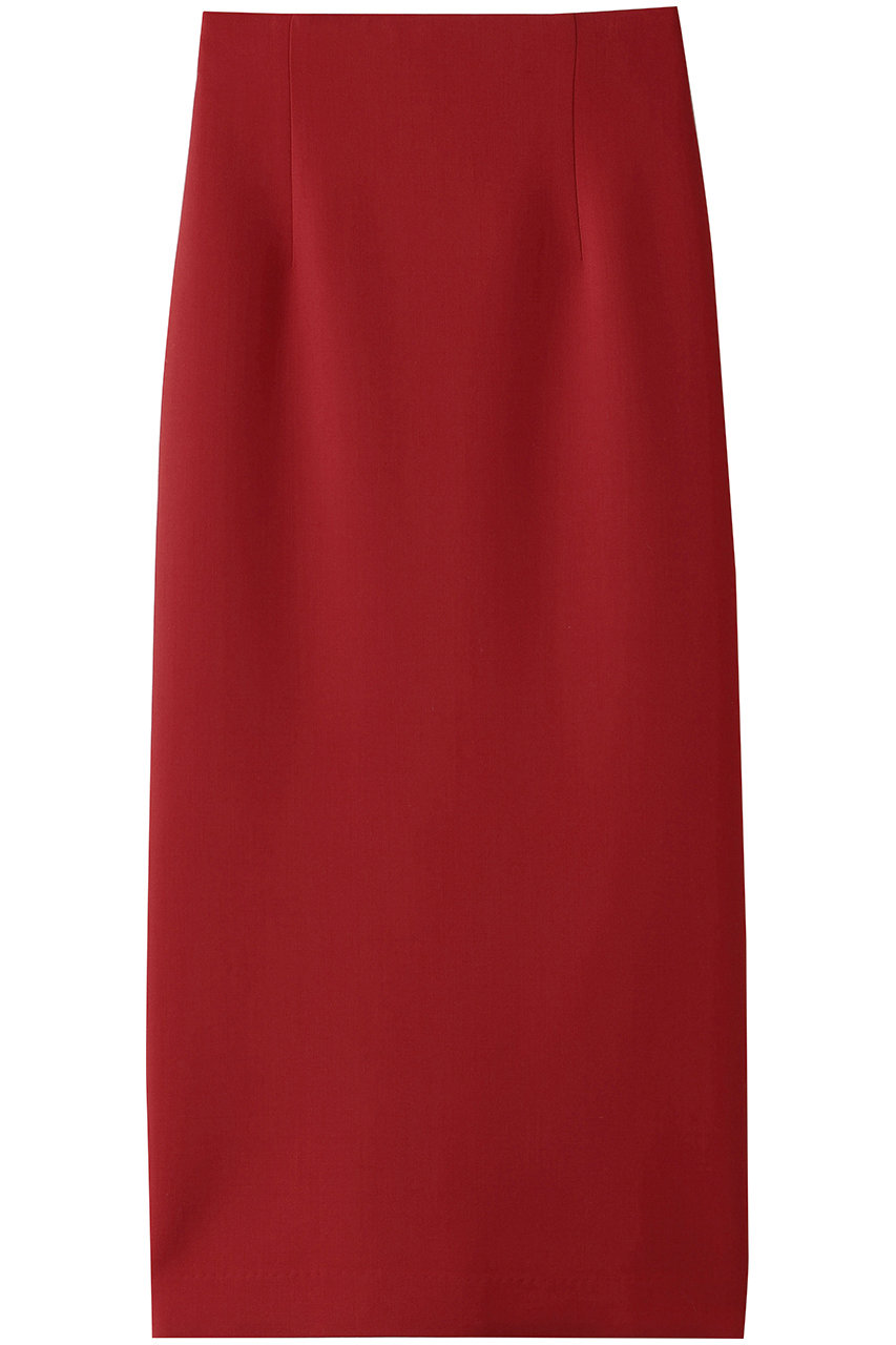 アルアバイル/allurevilleの【Loulou Willoughby】ウールダブルクロスタイトスカート(レッド/21252011210-84-020)