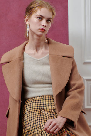 アルアバイル/allurevilleの【Loulou Willoughby】ショートビーバーテーラーコート(110900/110903)