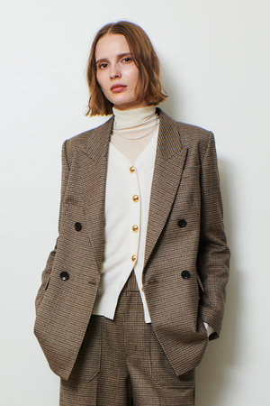 アルアバイル/allurevilleのCHIC-TWEEDダブルジャケット(110800/110801)