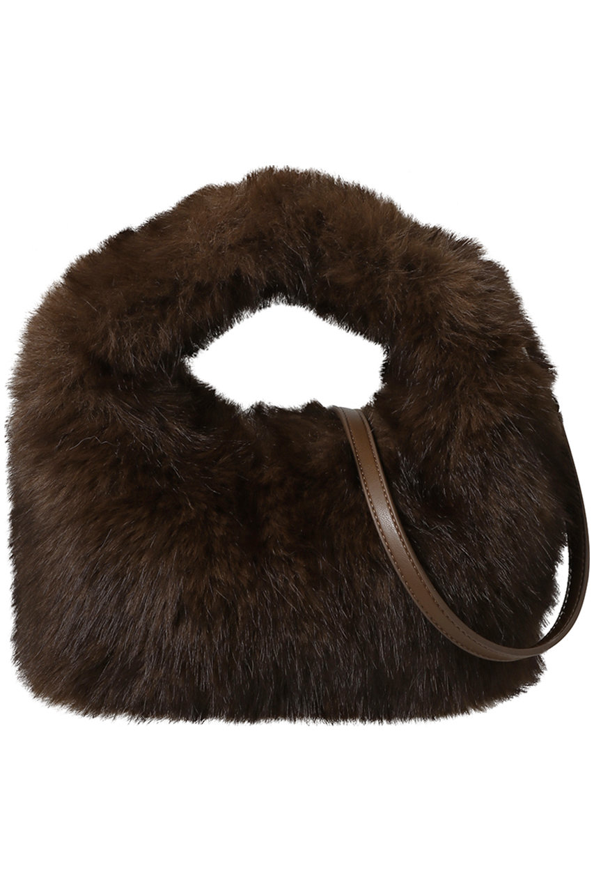 allureville ヘアリーミニバッグ (ブラウン, F) アルアバイル ELLE SHOP allureville ヘアリーミニバッグ (ブラウン, F) アルアバイル ELLE SHOP